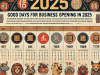 CÁC NGÀY TỐT KHAI TRƯƠNG ĐẦU NĂM CHO CÁC TUỔI TRONG NĂM 2025
